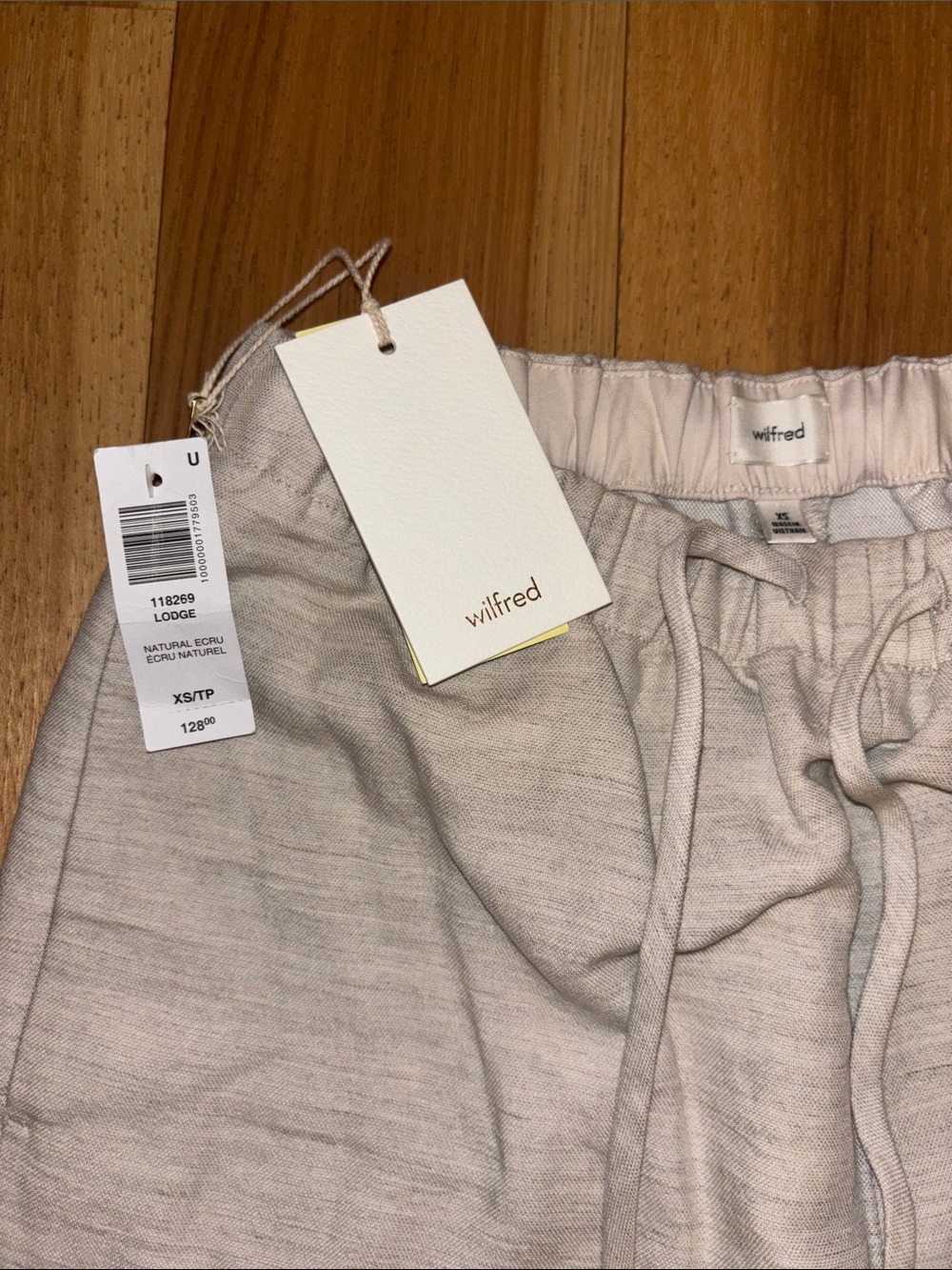 Aritzia Wilfred Linen Lodge Pants NWT - Picture 3 of 6